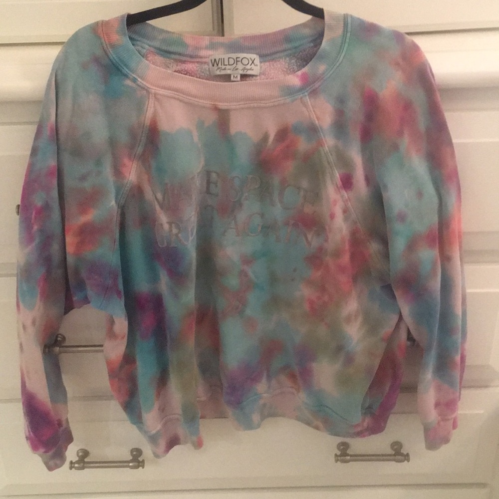 Wildfox tie dye sweatshirt jumper MEDIUM